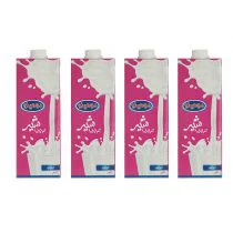 شیر کم چرب دومینو مقدار 1 لیتر بسته 4 عددی