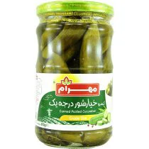 خیارشور درجه یک مهرام ۶۸۰ گرمی